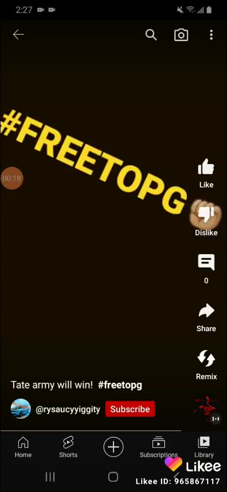 TOGETHER US TATE ARMY WILL WIN✊🏽!