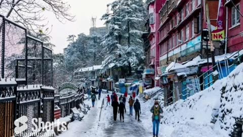 Snowfall in kashmir 🙃🙃