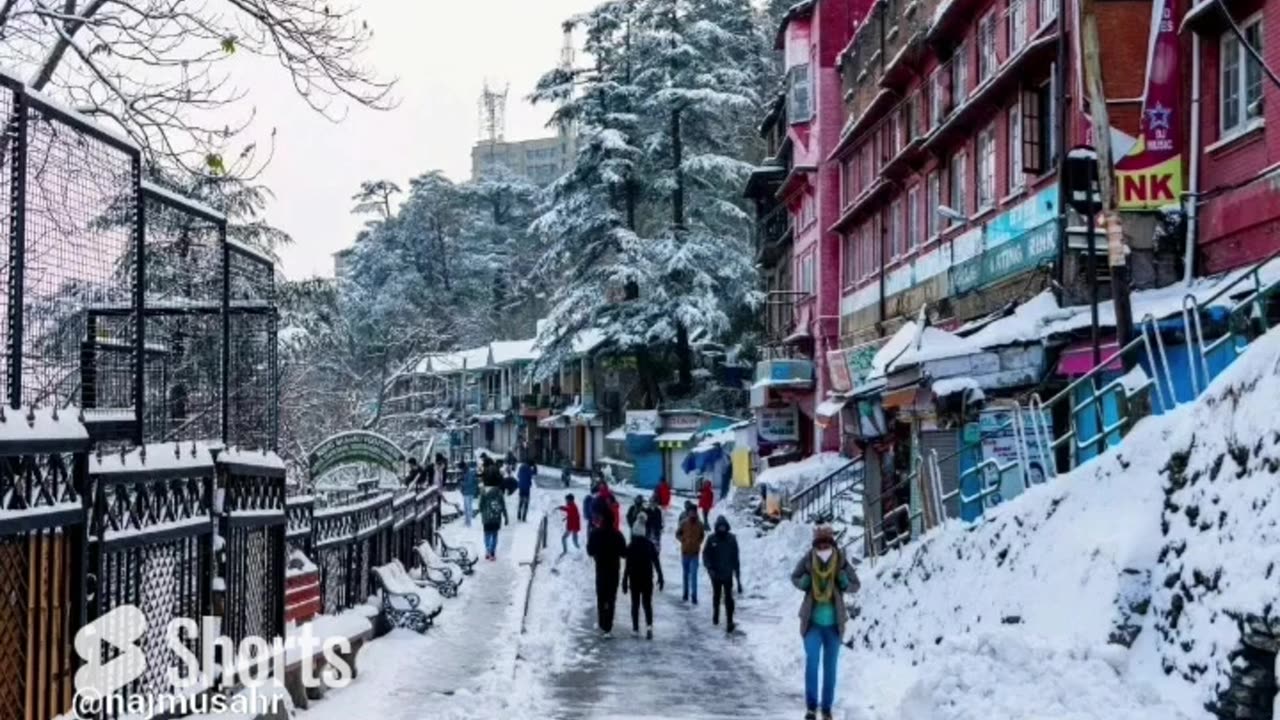 Snowfall in kashmir 🙃🙃