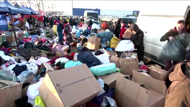 Refugee stood "all day and night" at Ukraine border