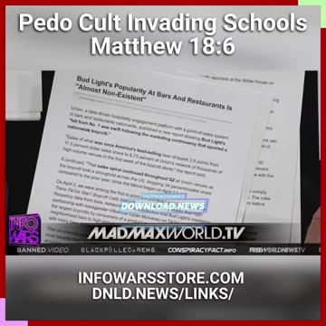 Alex Jones: Newsom Fines School For Not Promoting Pedophilia - 7/21/23