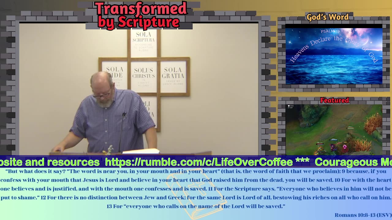 Welcome to a Fusion of Entertainment, Insight and Encouragement. You Can Be Transformed By Scripture