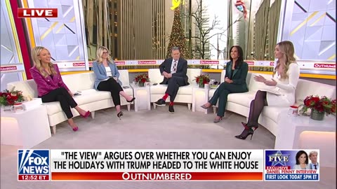 'View' hosts clash over putting Trump panic aside for the holidays