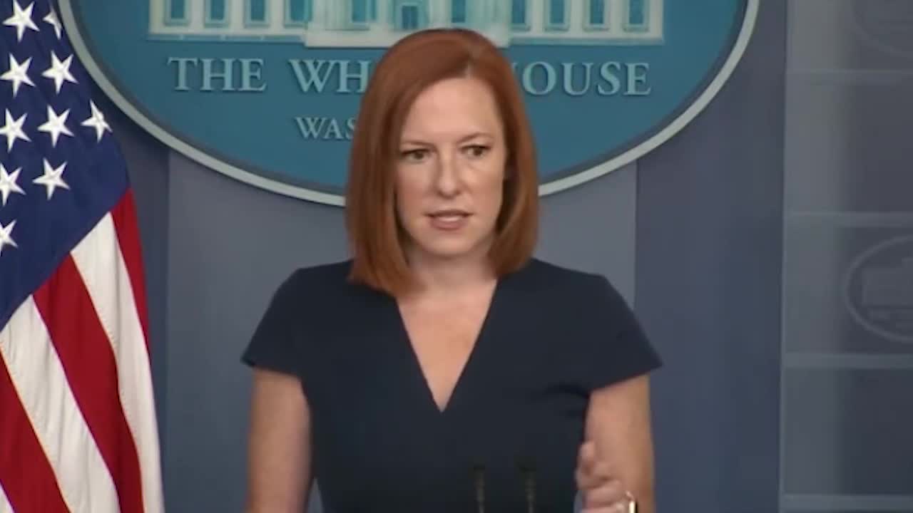 Press Sec. Jen Psaki announces the launch of 5 gun-trafficking strike forces