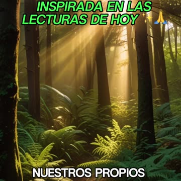 🙏✨Oración Inspirada en las Lecturas de Hoy ✨🙏