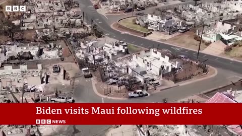 US President Joe Biden visits Maui after wildfires #BBCNewsAlerts,#BBCCoverage,#BBCNewsHeadlines