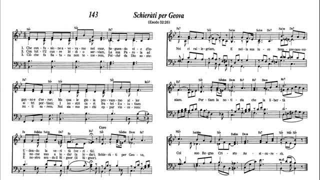 Schieràti per Geova (canzone 143 da Cantate lodi a Geova)