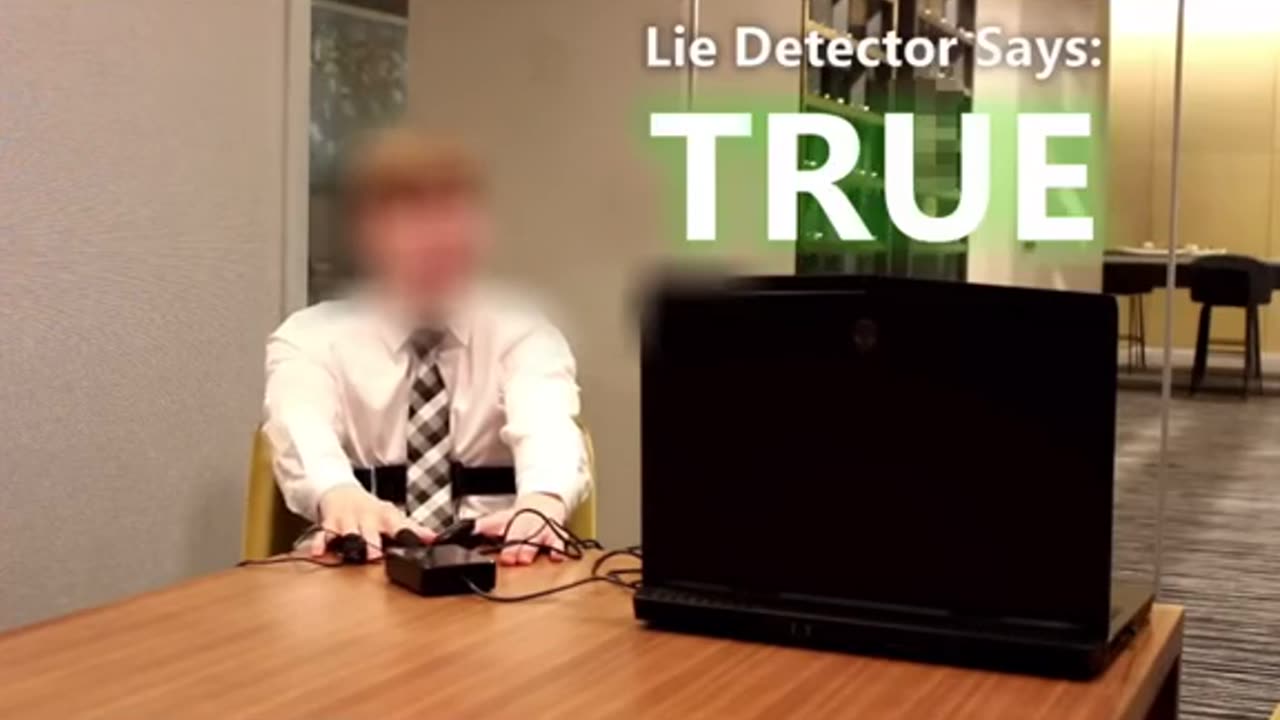 The Time Traveler takes a lie detector test, Watch What About To Happen🥶