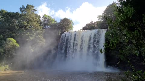 The fountain looks very beautiful and charming.