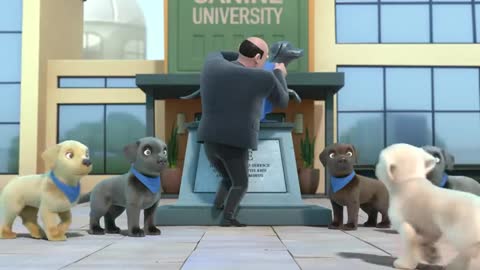 Pie! A short animated in the film by Southwesterm guide dogs