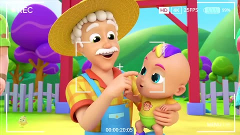 Old Farmer Joe Had A Farm _ Joe's Farm Song For Kids _ Nursery Rhymes and Baby Songs