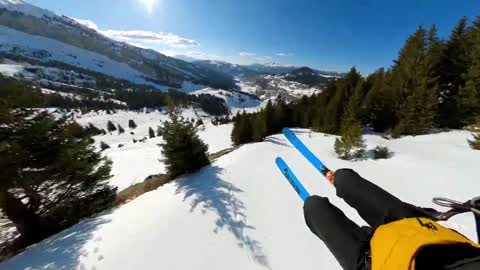 GoPro Awards_ Combining Skydiving + Skiing in the French Alps _ Fred Fugen