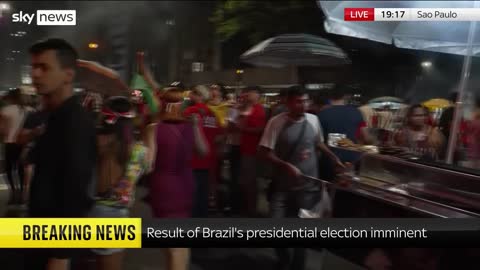 Lula supporters jubilant in Sao Paulo as they smell victory