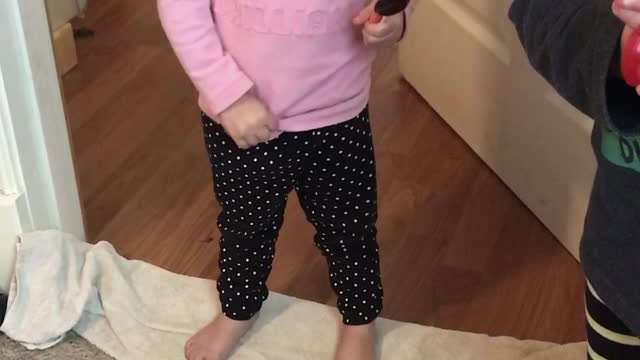 Little Girl Has No Regrets After Big Brother Tattles on Her
