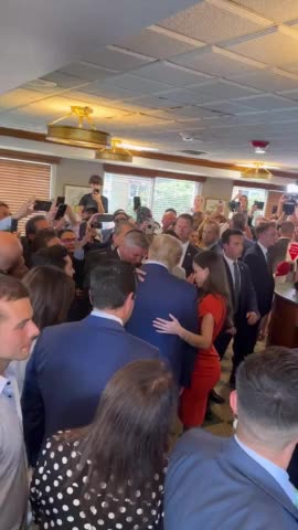 Supporters Pray With Trump In Miami Restaurant After Court Hearing