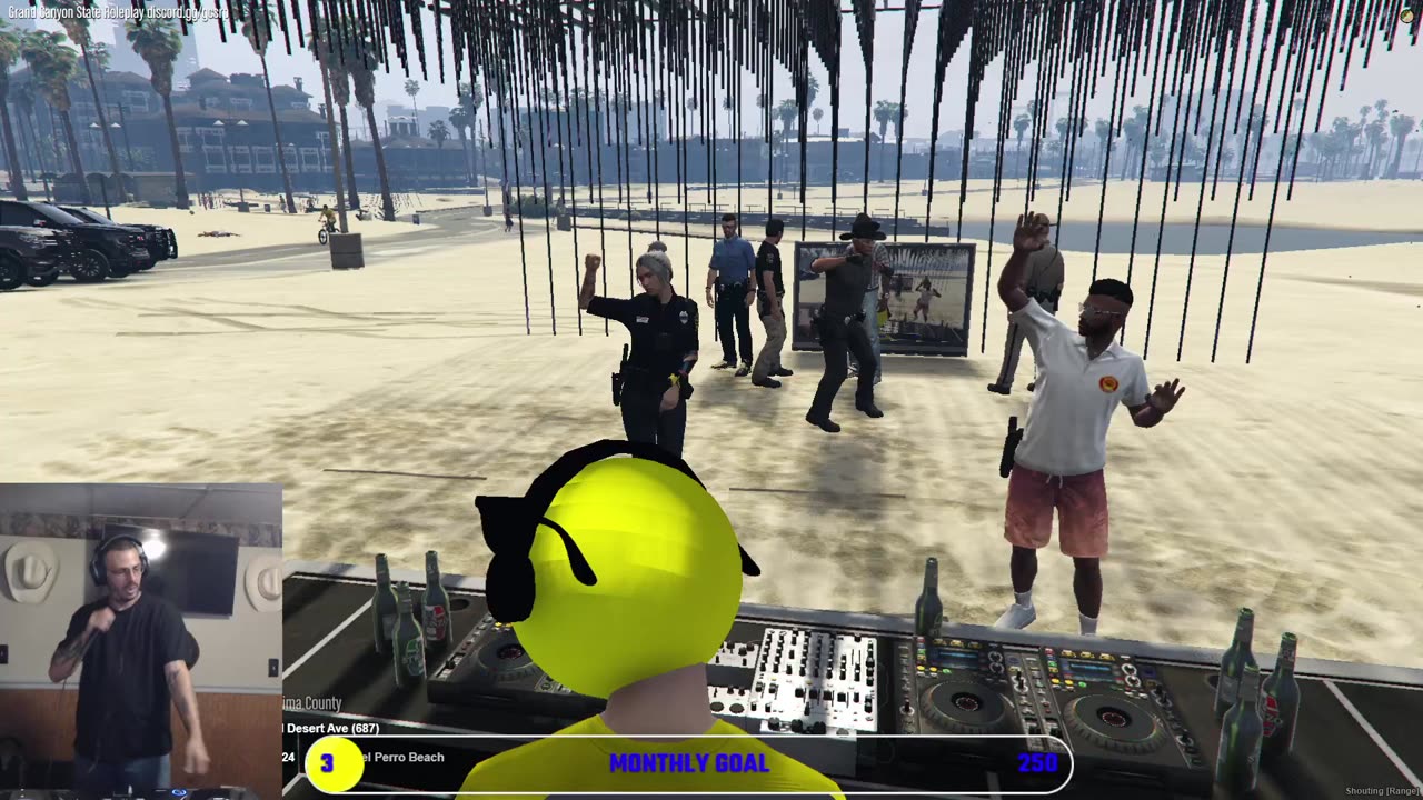 MOJI's Kick off of the GCSPR beach party! And so it begins.