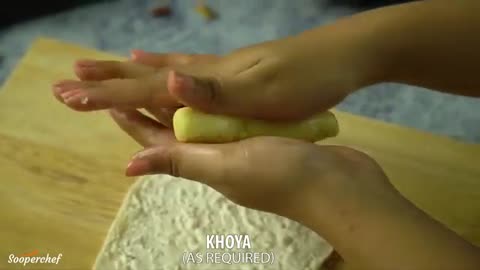 Bread Malai Roll Recipe