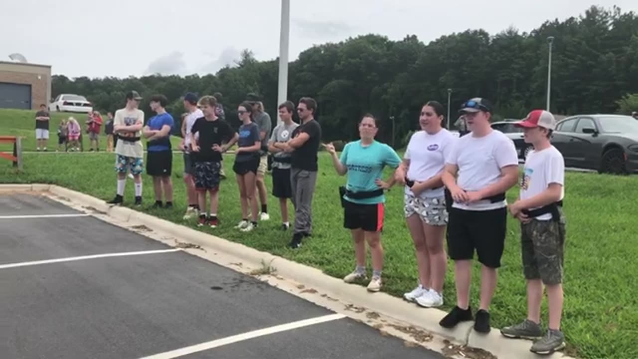 First responders take place in mock crash
