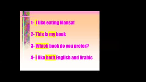 Parts of speech-pronouns