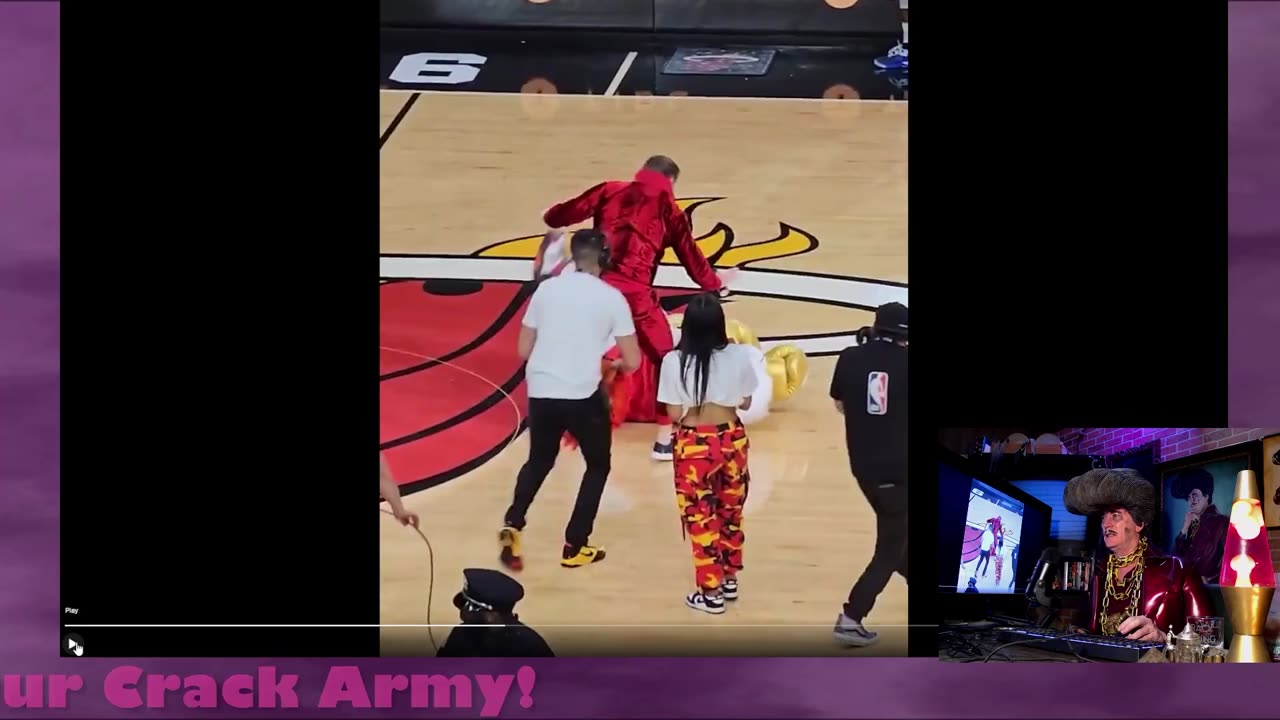 The mascot punch heard round the world