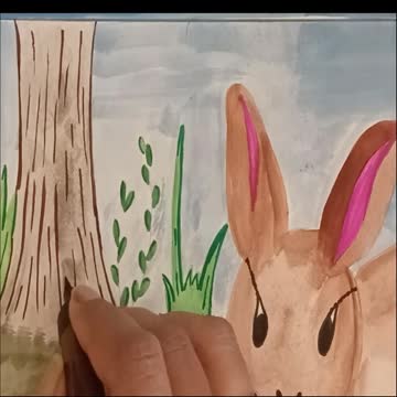 How To Draw A Rabbit | How To Draw A Easy Rabbit | Easy Rabbit Drawing For Kids | Easy Kids Drawing