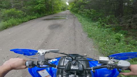 Yamaha Raptor 700R ride