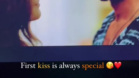 First kiss after love