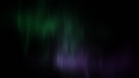 Aurora Borealis in Sky Stock Footage