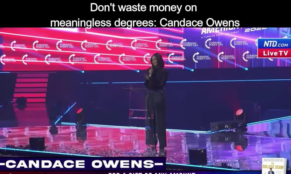 Candace Owens weighs in on wasting money on college degrees