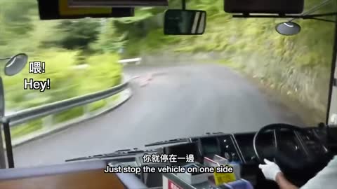 The master bus driver scares his passengers to death