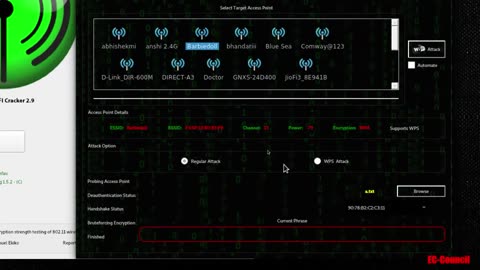 Mastering Pentesting Using Kali Linux 15 - Using Fern Tool for WEP Attacks