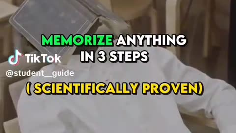 Memorise anything in 3 steps