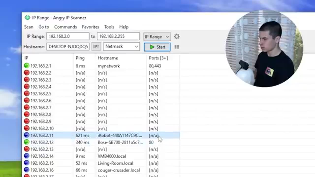 How to perform an IP address scan