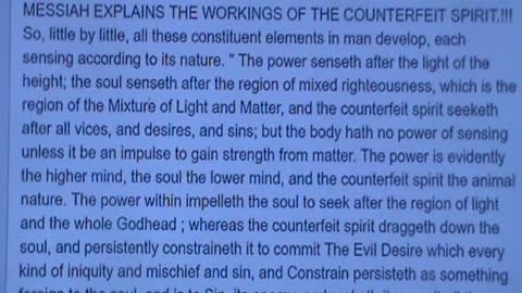 THE COUNTERFEIT SPIRIT