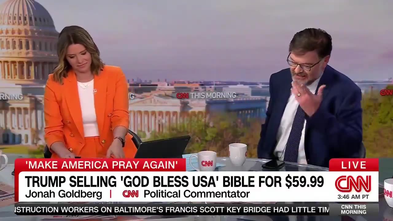 CNN is not happy about Trump selling Bibles