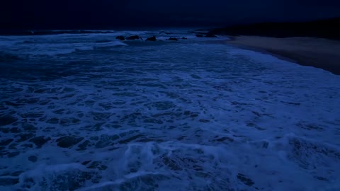 Ocean Sounds Of Rolling Waves For Deep Sleeping: Sleep For 11 Hours With High Quality Stereo Sounds