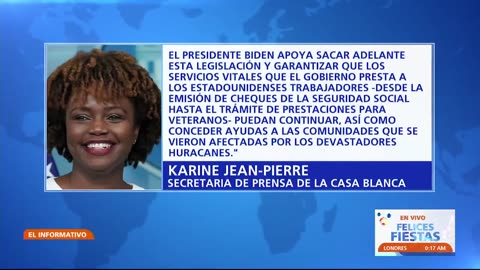 Cámara de Representantes de EE UU aprueba proyecto para evitar cierre gubernamental