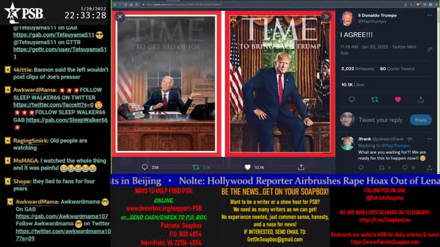 2022-01-20 22:00 EST - The MAGA Mullet Show: with MagaSwaga