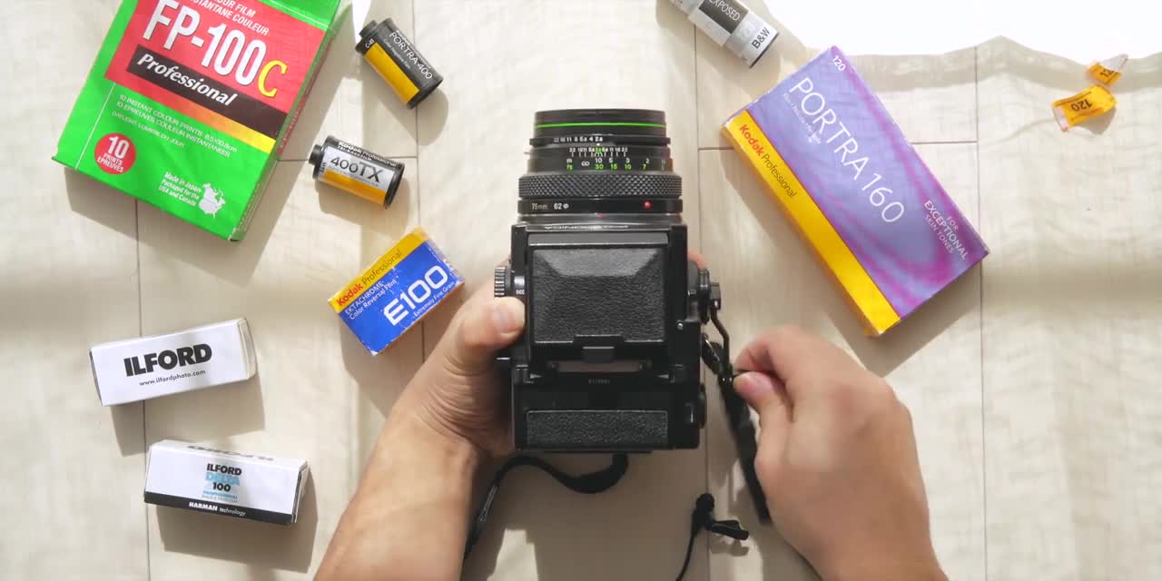 「ASMR」Bronica ETRS Loading Film