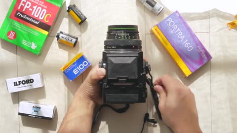 「ASMR」Bronica ETRS Loading Film