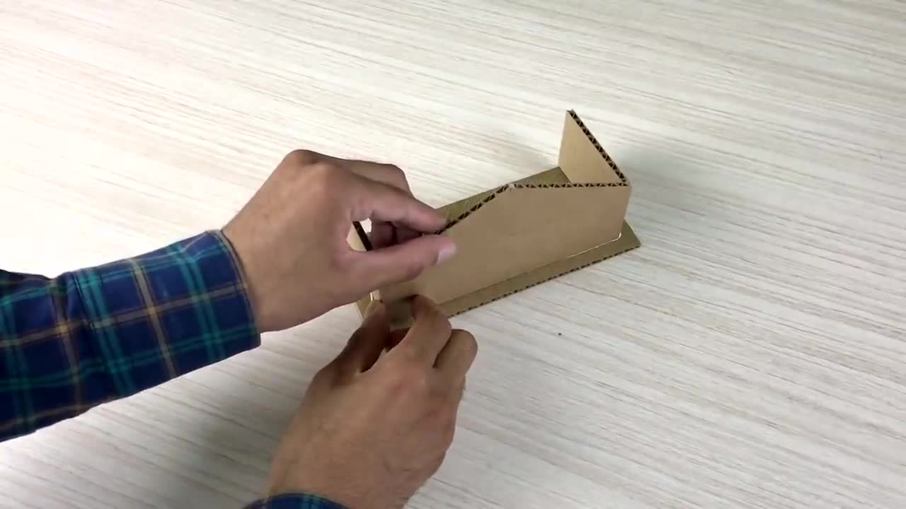 Make a Beautiful House from Cardboard