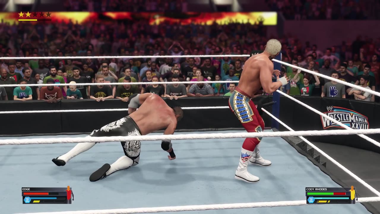 WWE 2K23: Edge VS Cody Rhodes