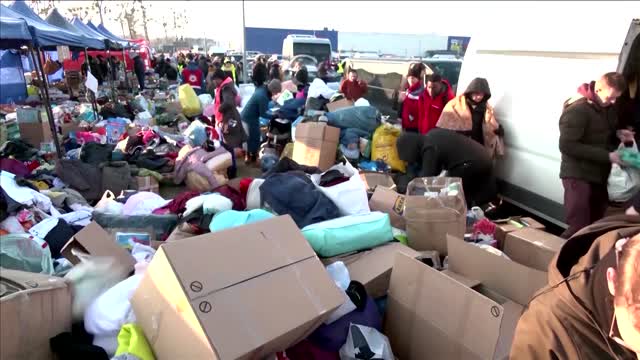 Refugee stood "all day and night" at Ukraine border