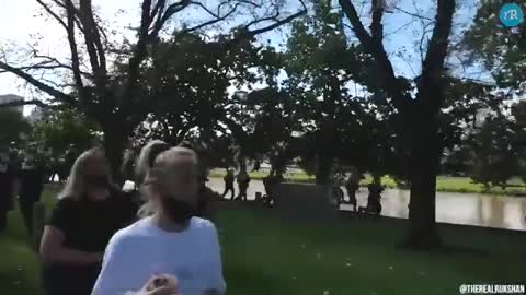 DYSTOPIAN SCENES FROM MELBOURNE PROTEST (October)
