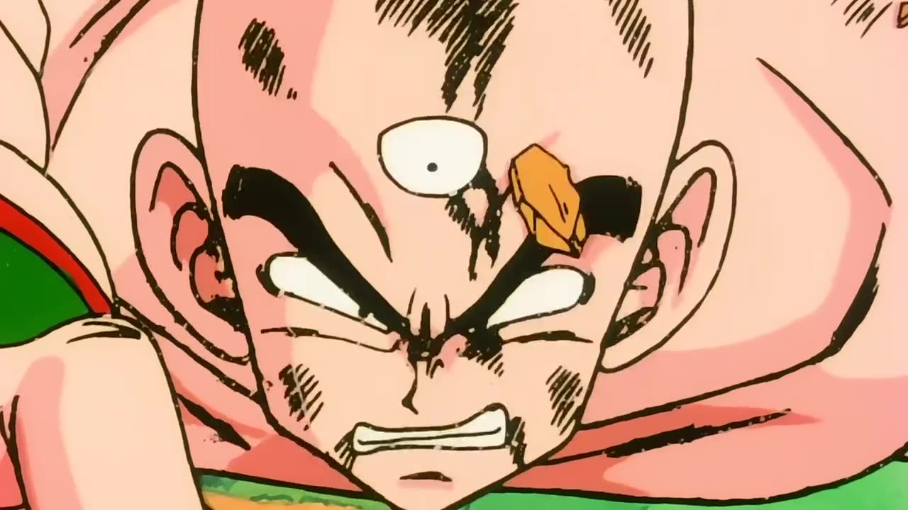 DBZ CAP 25. ¡El sacrificio de Ten-shin-han! El último Ki-ko-ho