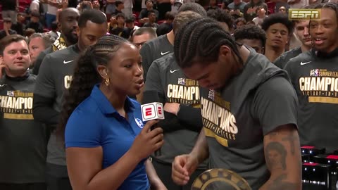 Josh Christopher Wins The Summer League Championship Game MVP! 🏆