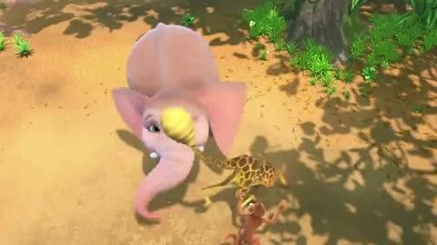 Monkey and trunk cartoon video||season 6 episode 4