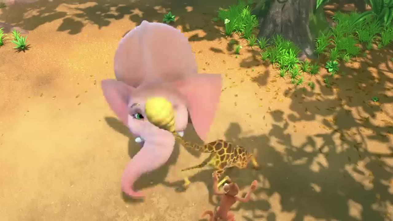 Monkey and trunk cartoon video||season 6 episode 4