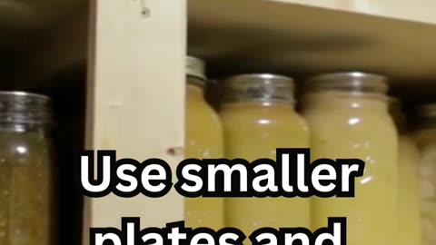 Trick your mind into eating less. #PortionControl #SmallPlates