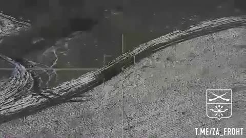 A lancet attack on a Ukrainian BMP on the move in the Bakhmut direction.
